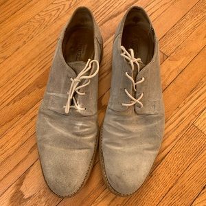 Alexander McQueen men’s Suede Oxfords shoes 42.5
